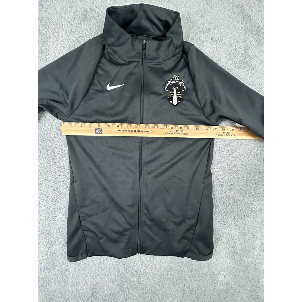 Nike Jacket Womens Small Black Dri FIT Training Full Zip Running Gym Embroidered - Picture 5 of 9